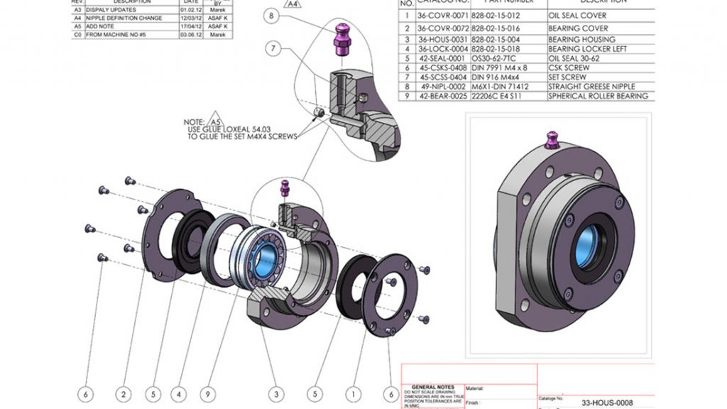 Section Exploded Assembly Wisemark
